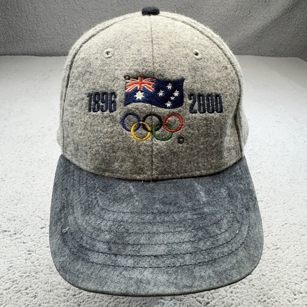 Vintage Australia Hat Cap Strap Back Olympic Games 2000 Mens Olympics 2000s ISC